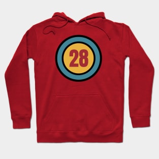 The Number 28 - twenty eight - twenty eighth, 28th Hoodie